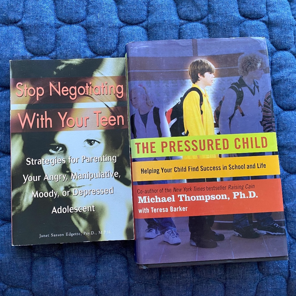 2 Parenting Books on dealing w Teens